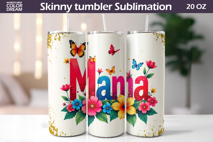 Mothers Day Tumbler Wrap | Mama Tumbler