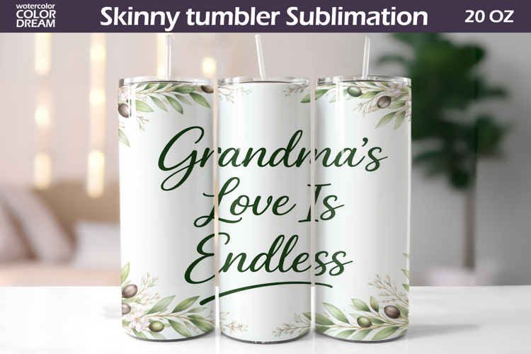 Grandma Quote Tumbler Wrap | Mothers Day Gift