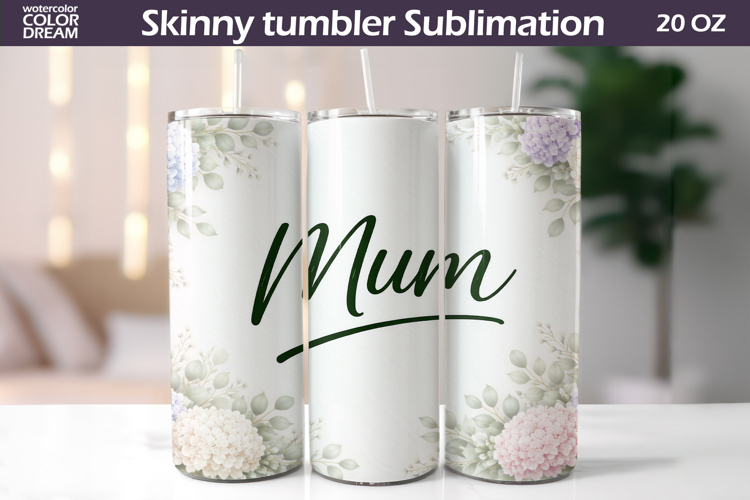 Floral Mum Quote Tumbler Wrap | Mothers Day Gift