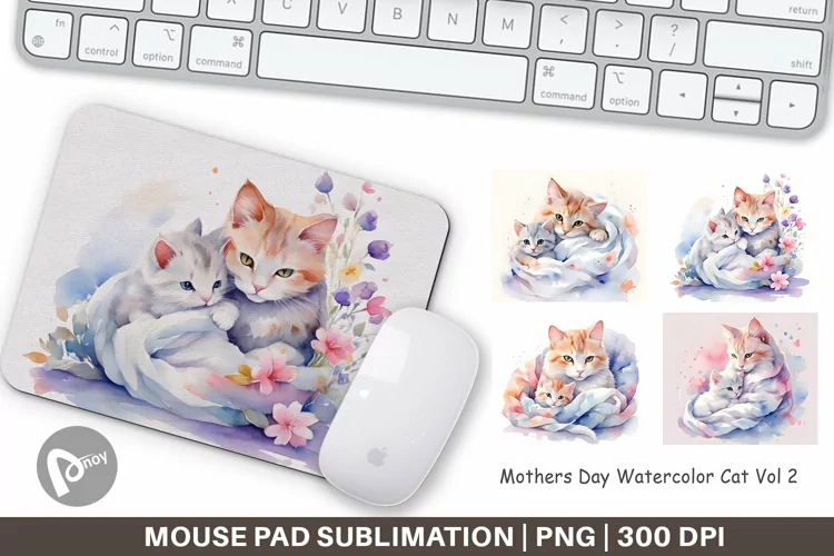 Mouse Pad Mothers Day Cat