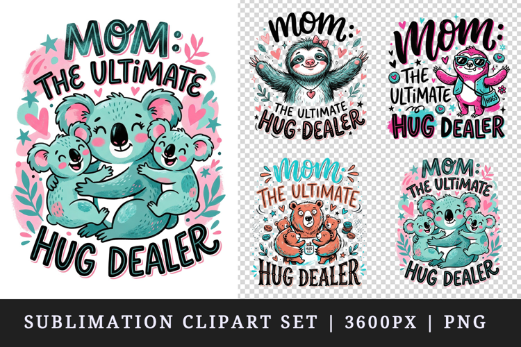 Mother's Day clipart printable sublimation design png