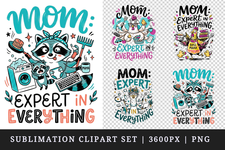 Mother's Day clipart printable sublimation design png