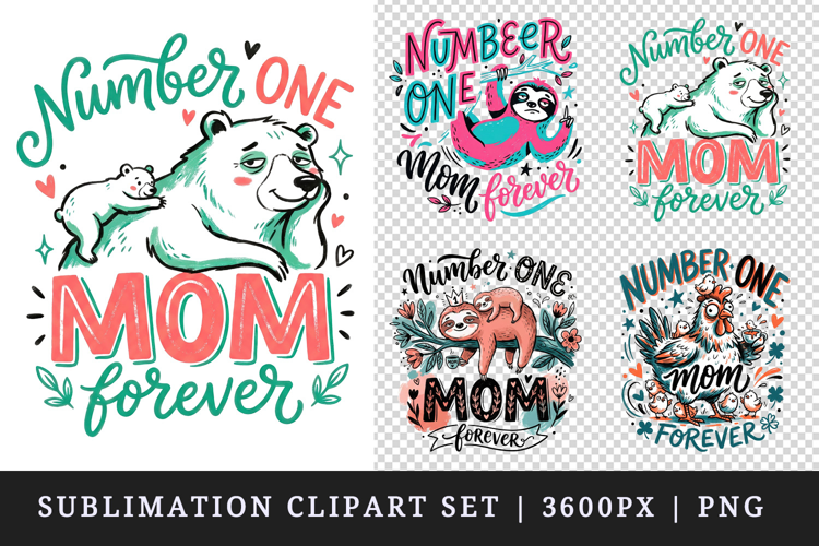 Mother's Day clipart printable sublimation design png
