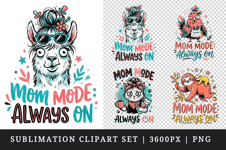 Mother's Day clipart printable sublimation design png