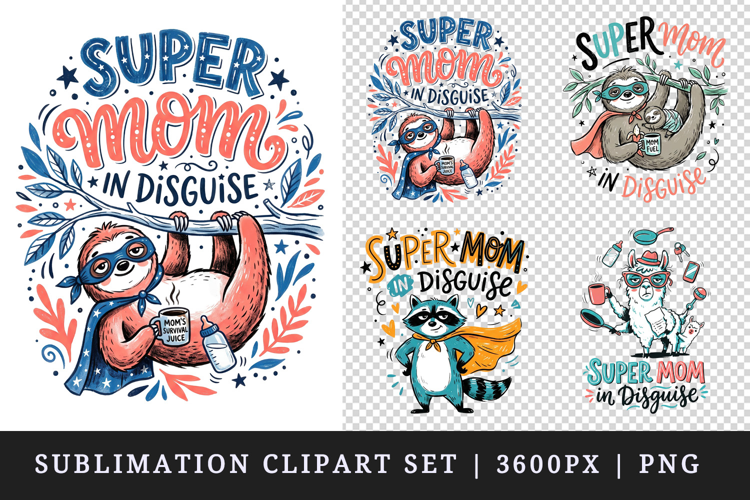 Mother's Day clipart printable sublimation design png