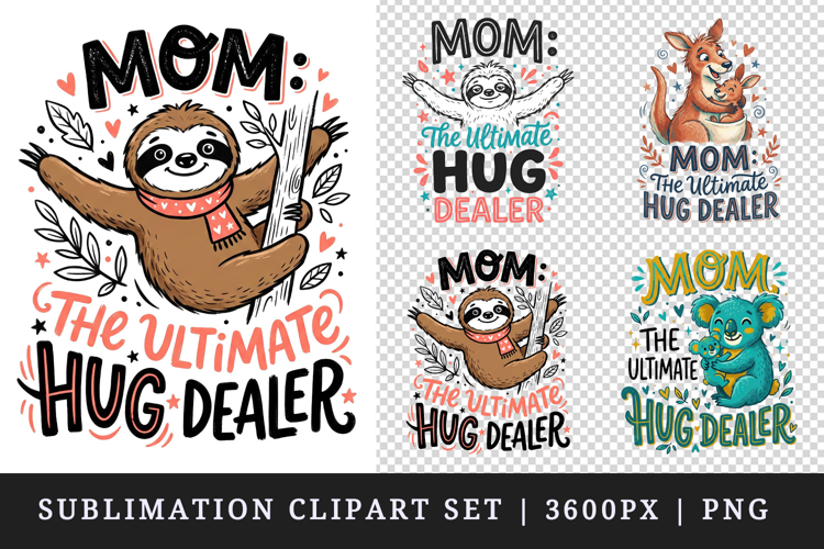 Mother's Day clipart printable sublimation design png