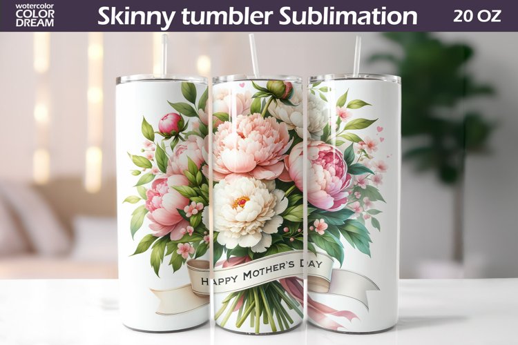 Mother's Day Tumbler | Mother's Day Flowers Tumbler