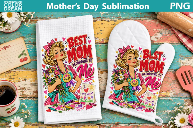 Funny Housewife Towel | Mothers Day Sublimation