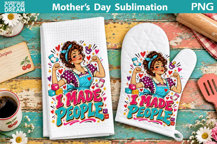 Funny Housewife Towel | Mothers Day Sublimation