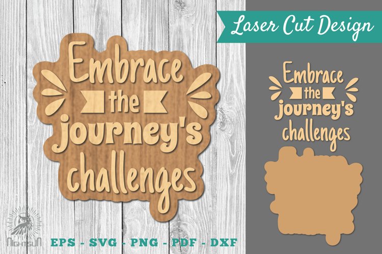 Motivational Laser Cut Decoration SVG 10