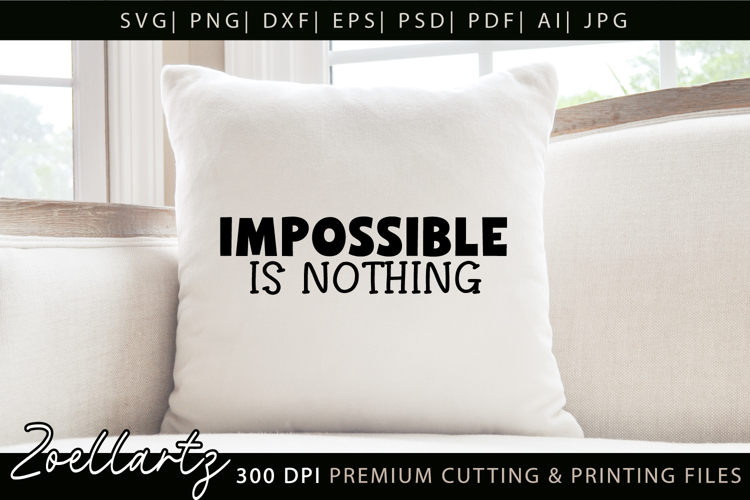 Positive Inspirational Quote SVG Motivational T-shirt Design