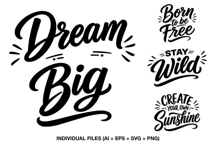Motivational Quote SVG for Cricut, T Shirt Designs