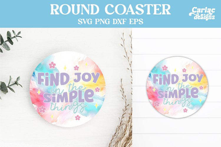 Motivational Round Coaster