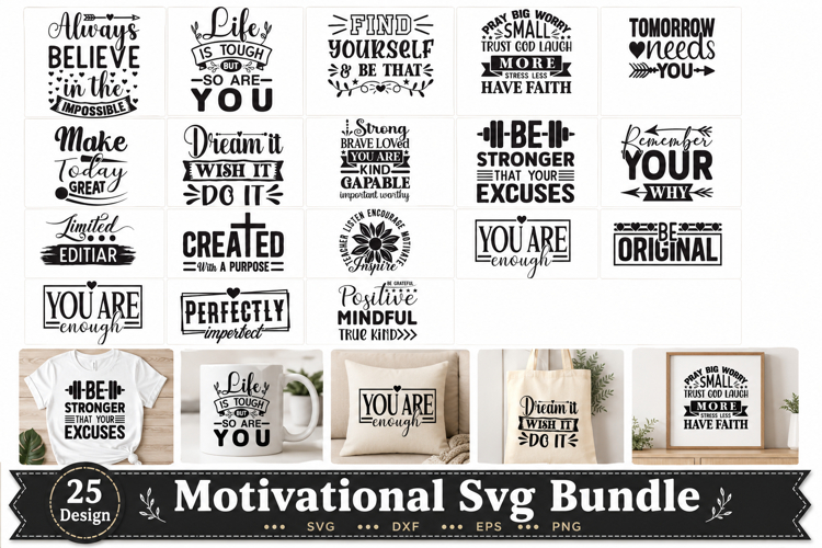 Motivational Svg Bundle