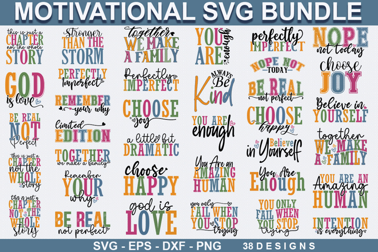 Motivational SVG Bundle - Motivational SVG Design,Motivation