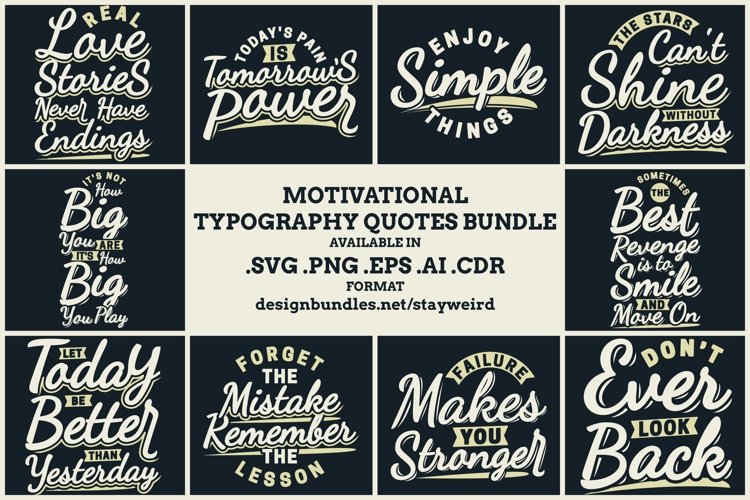 MOTIVATIONAL QUOTES BUNDLE Vol. 11 | SVG PNG EPS AI CDR