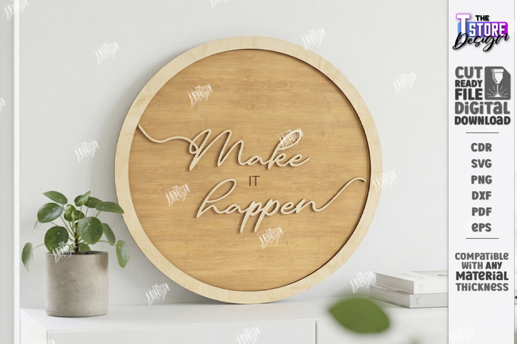 Motivational Wall Sign Laser Cut | Home Decor | Wall Decor