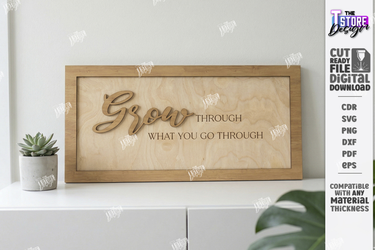 Motivational Wall Sign Laser Cut | Home Decor | Wall Decor