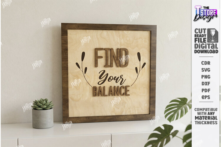 Motivational Wall Sign Laser Cut | Home Decor | Wall Decor example image 1