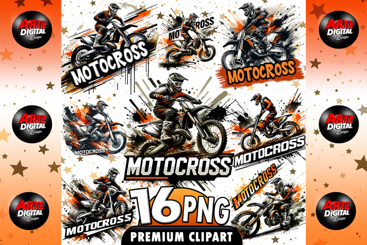 Motorcross Sports Dirt Bike Rider PNG