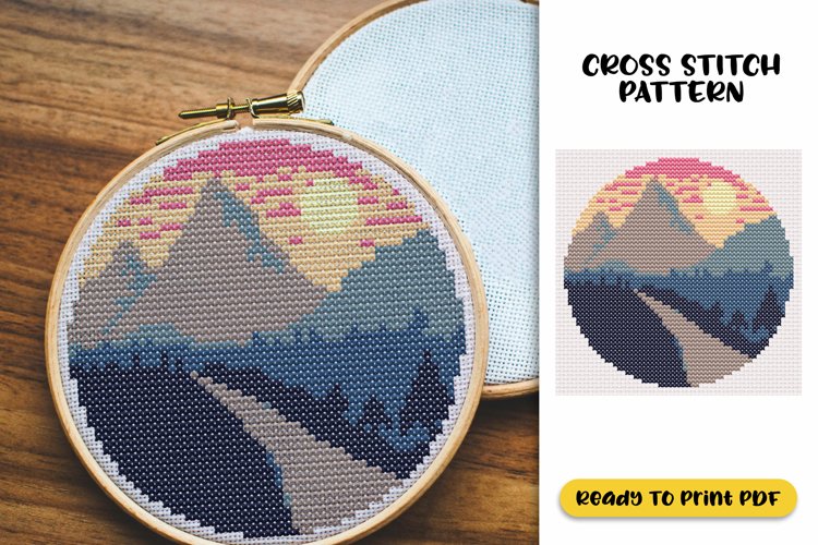 mountain-cross-stitch-pattern-2062192-cross-stitch-patterns