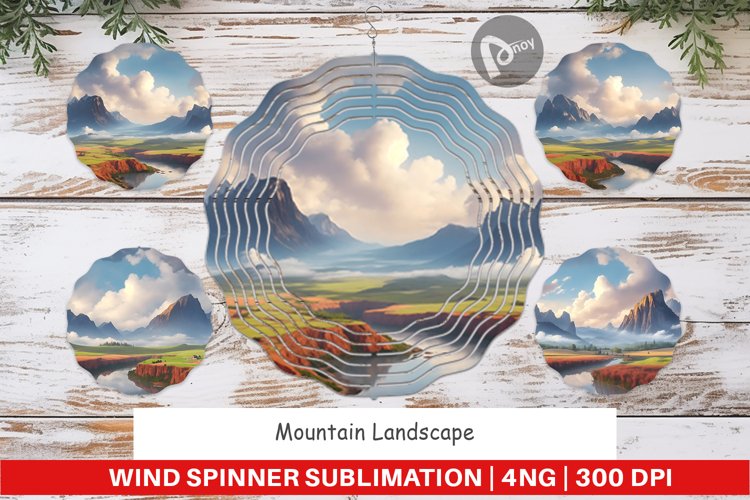 Wind Spinner Mountain Landscape