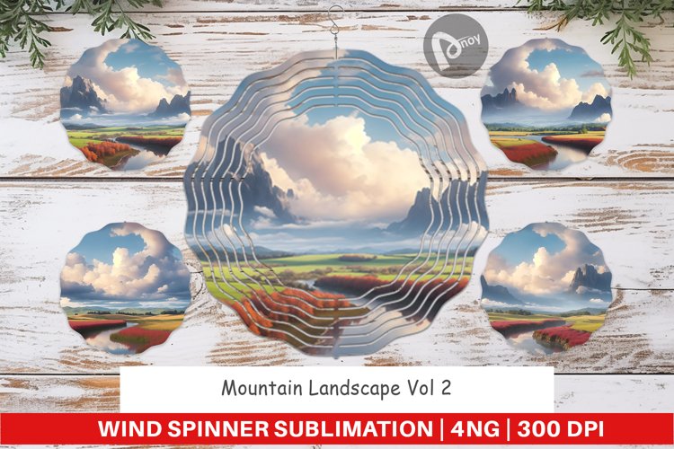 Wind Spinner Mountain Landscape