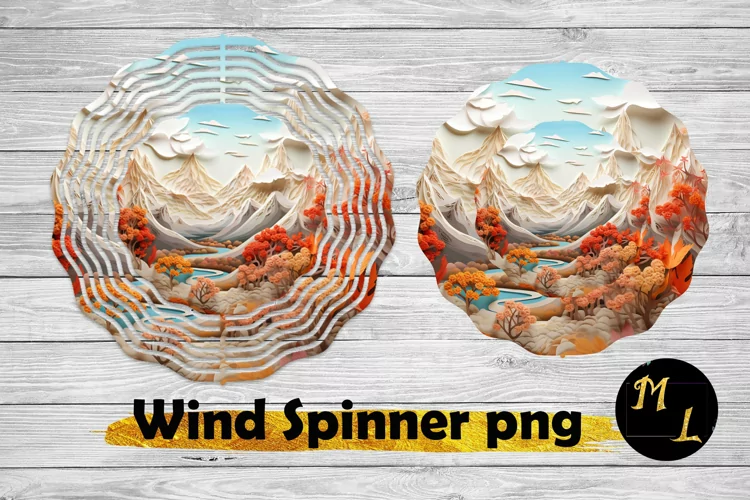 Forest Wind Spinner design,Mountains Wind Spinner