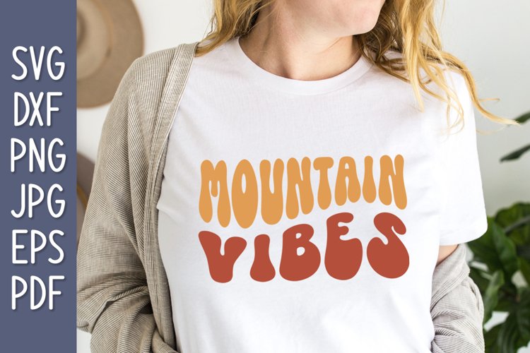 Mountain Vibes SVG example image 1