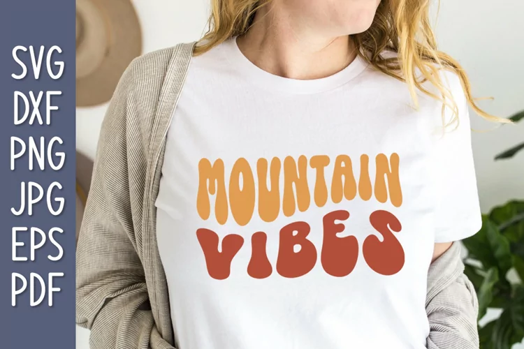 Mountain Vibes SVG