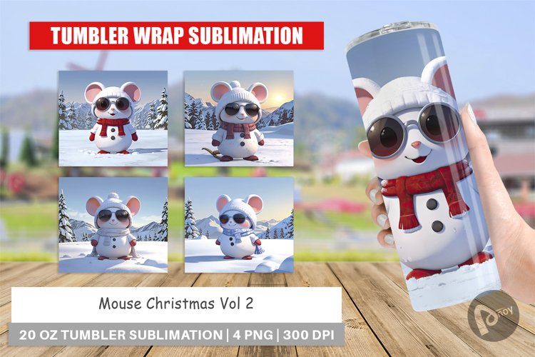 Christmas Tumbler Wrap Image 3