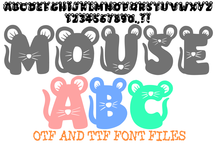 Animal Font Image 7