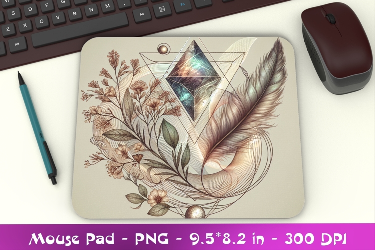 Mystical Universe Mouse Pad PNG