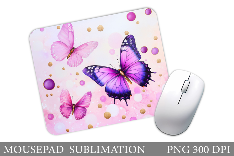 Butterfly Mouse Pad Design. Butterfly Sublimation