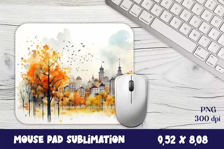 Hello Autumn Mouse Pad