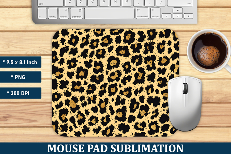 Leopard Print Mouse Pad | Mouse Pad Sublimation