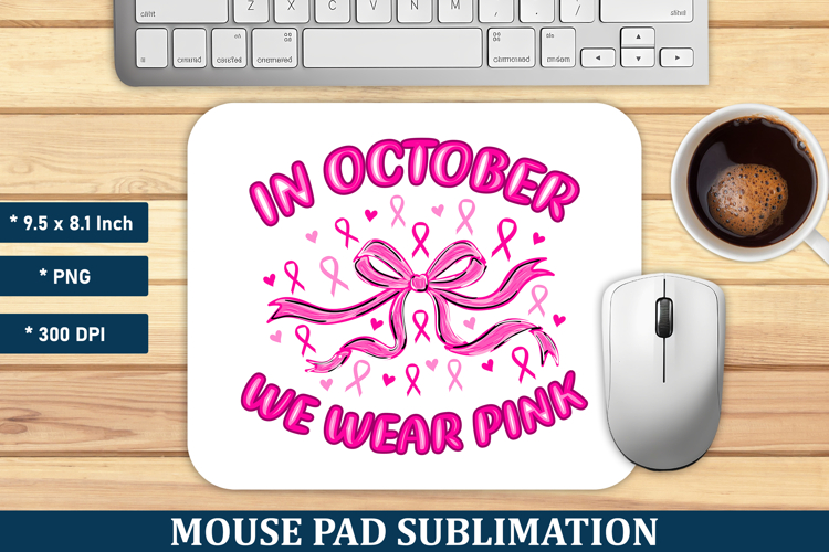 Breast Cancer Mouse Pad | Mouse Pad Sublimation