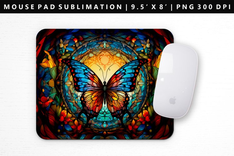 Butterfly Mouse Pad Design | Mouse Pad Sublimation PNG