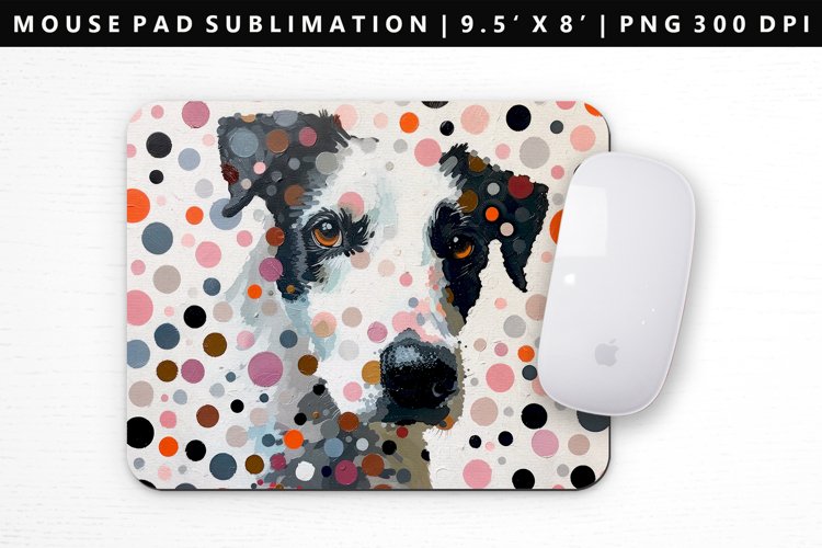 Funny Dog Mouse Pad Design | Mouse Pad Sublimation PNG