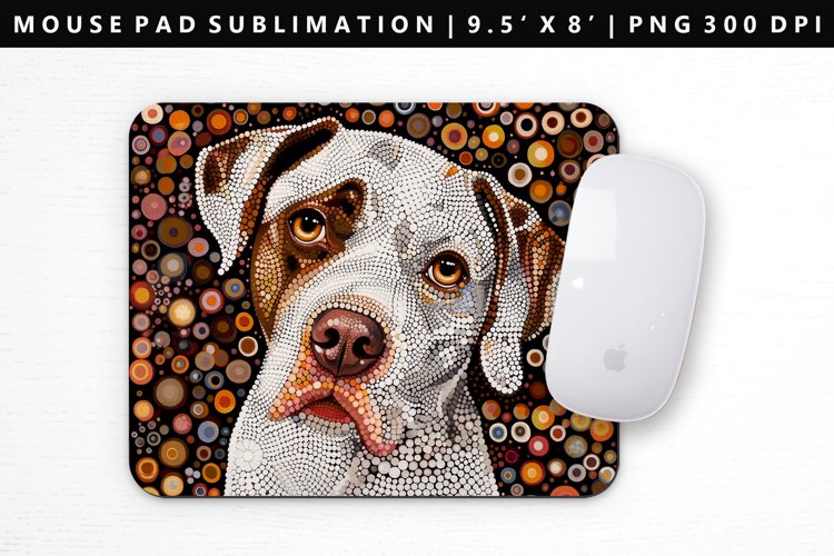 Funny Dog Mouse Pad Design | Mouse Pad Sublimation PNG