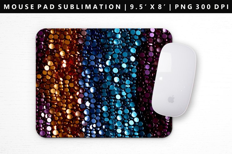 Sequin Mouse Pad Design | Mouse Pad Sublimation PNG