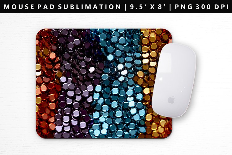 Sequin Mouse Pad Design Mouse Pad Sublimation (2947212)