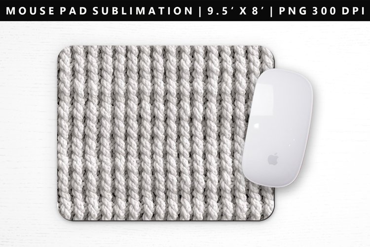 Knitted Mouse Pad Design | Mouse Pad Sublimation PNG example image 1