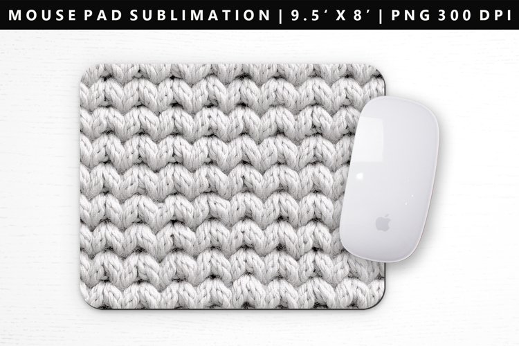 Knitted Mouse Pad Design | Mouse Pad Sublimation PNG example image 1