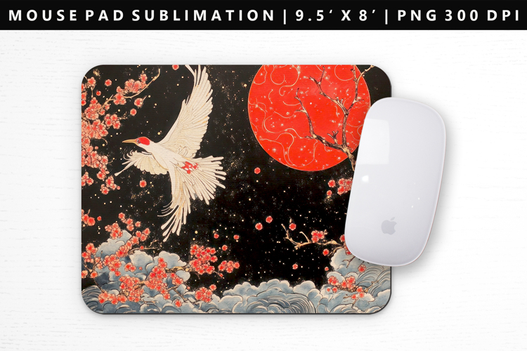 Hanafuda Mouse Pad Design | Mouse Pad Sublimation PNG