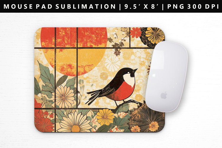 Hanafuda Mouse Pad Design | Mouse Pad Sublimation PNG