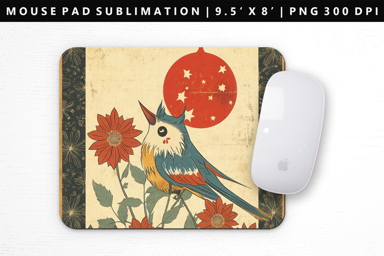 Hanafuda Mouse Pad Design | Mouse Pad Sublimation PNG