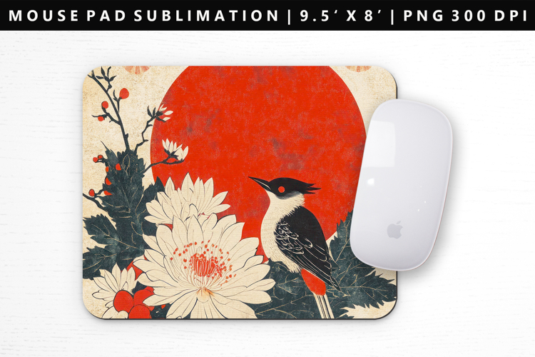 Hanafuda Mouse Pad Design | Mouse Pad Sublimation PNG