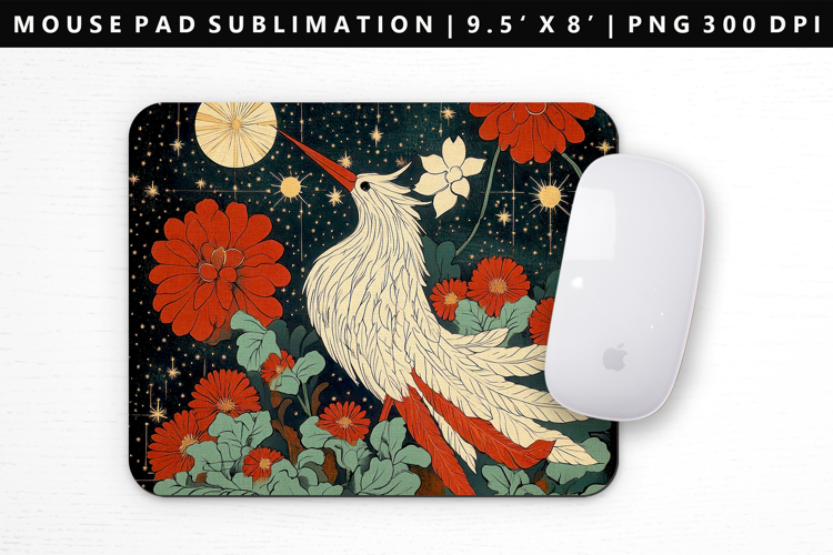 Hanafuda Mouse Pad Design | Mouse Pad Sublimation PNG