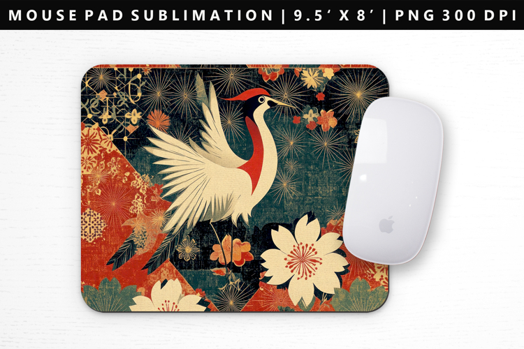 Hanafuda Mouse Pad Design | Mouse Pad Sublimation PNG
